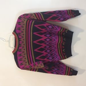 Vintage Print Sweater